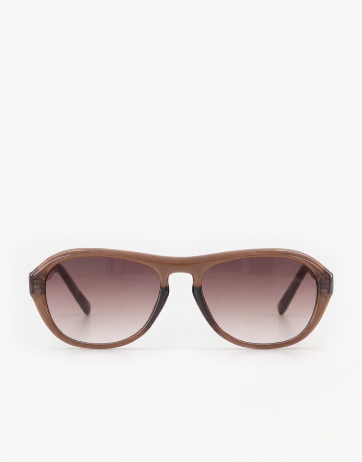 Donkerbruine Classic Retro - Zonnebril - Olivia & Kate