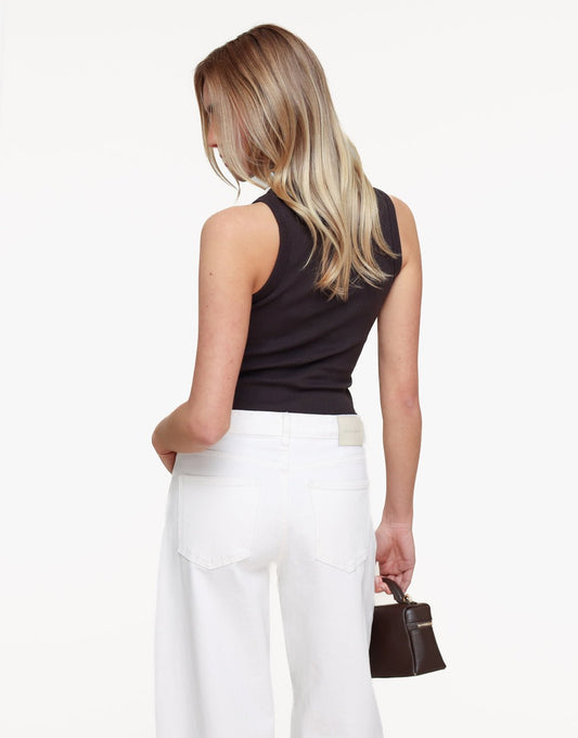 Donkerbruine Fine Rib - Top - Olivia & Kate