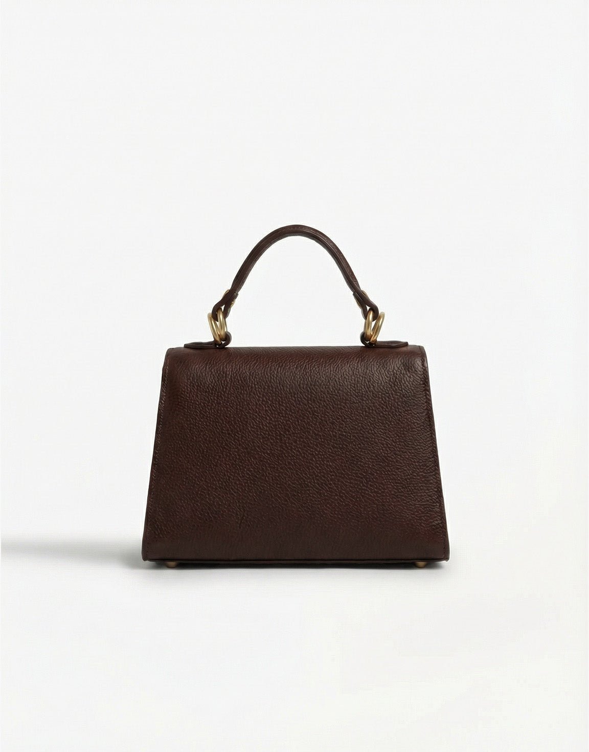 Donkerbruine Gouden Details - Tas - Olivia & Kate