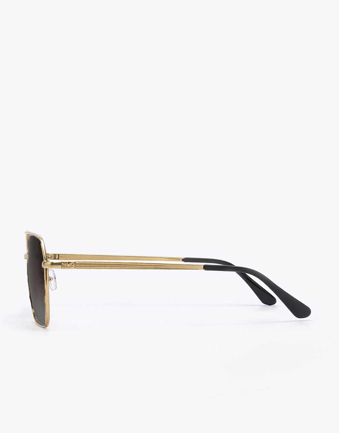 Donkerbruine Gouden Statement Montuur - Zonnebril - Olivia & Kate