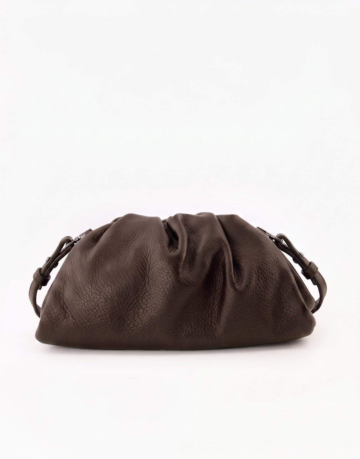 Donkerbruine Leren - Clutch - Olivia & Kate