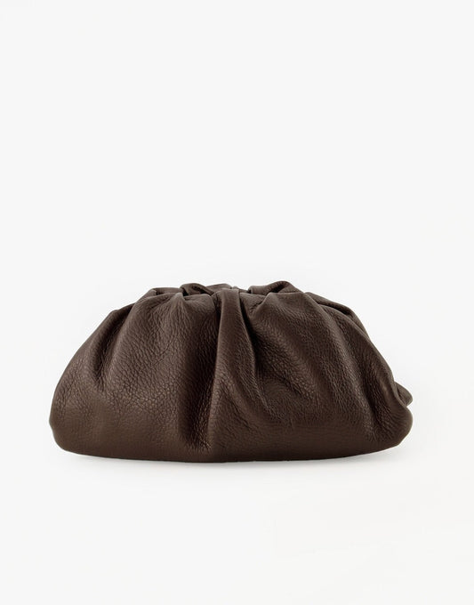 Donkerbruine Leren - Clutch - Olivia & Kate