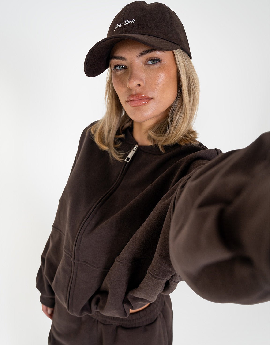 Dark brown New York - Cap - Olivia & Kate