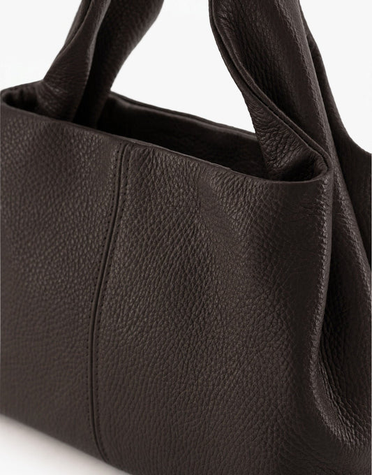 Donkerbruine Ronde Schouder - Tas - Olivia & Kate