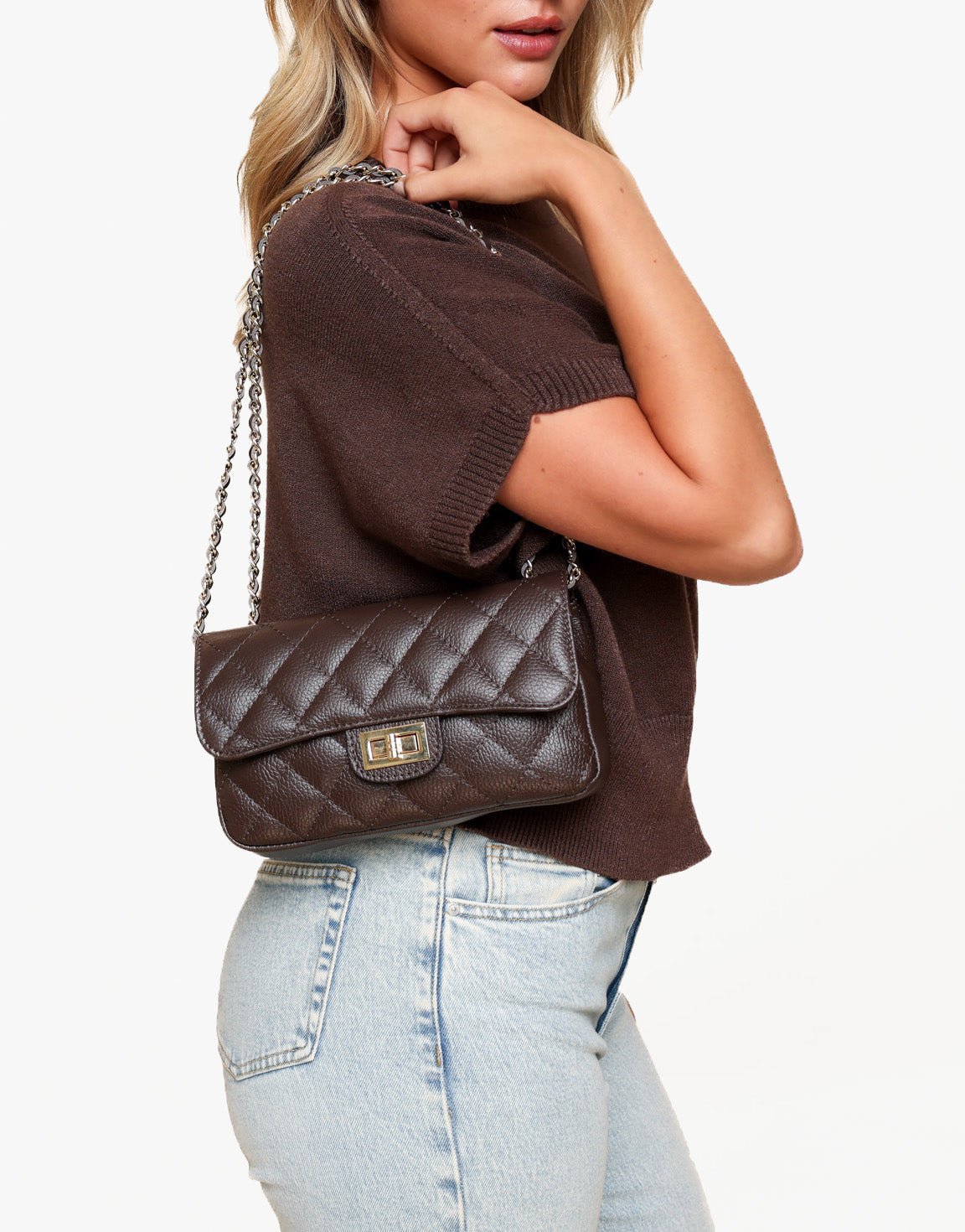 Donkerbruine Sophia - Tas - Olivia & Kate