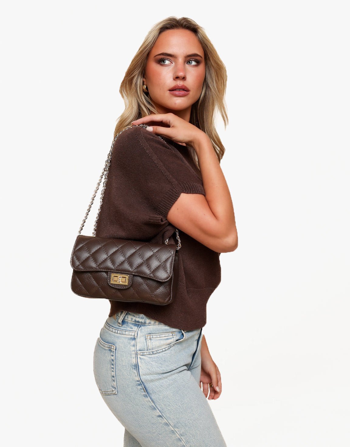 Donkerbruine Sophia - Tas - Olivia & Kate