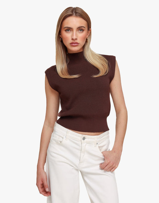 Donkerbruine Spencer - Top - Olivia & Kate
