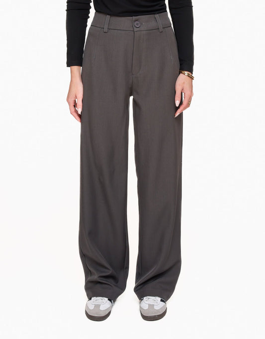 Donkergrijze Classic - Pantalon - Olivia & Kate
