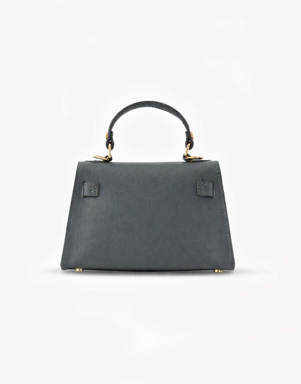 Donkergrijze Gouden Details - Tas - Olivia & Kate