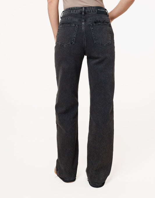 Dark Gray Wide Tall - Jeans - Olivia & Kate