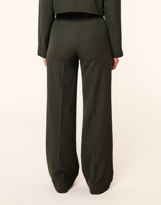 Donkergroene Studio Cropped - Set - Olivia & Kate