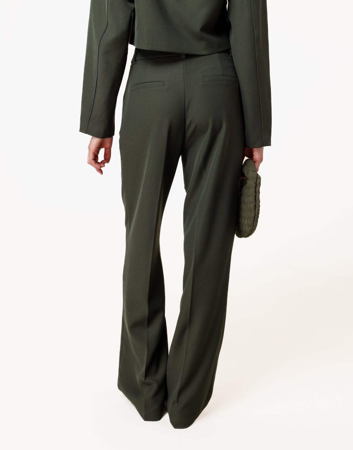 Donkergroene Studio - Pantalon - Olivia & Kate