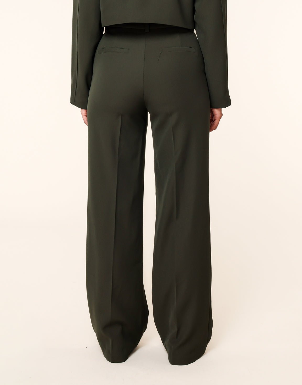 Donkergroene Studio - Pantalon - Olivia & Kate
