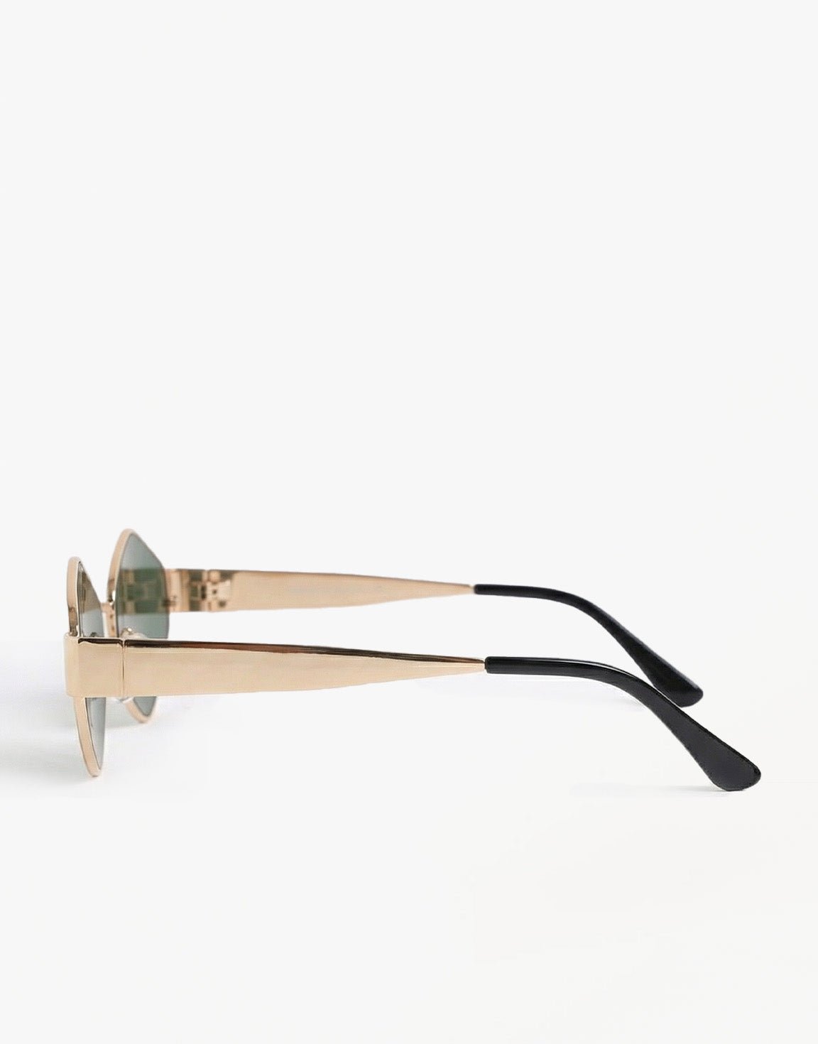 Donkergroene Vintage Glazen - Zonnebril - Olivia & Kate