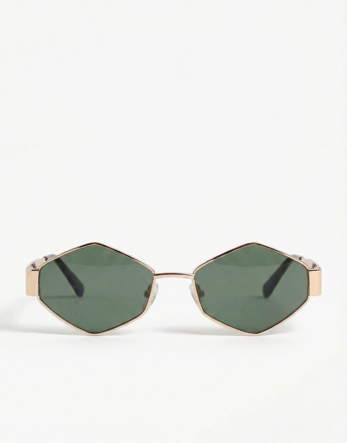 Donkergroene Vintage Glazen - Zonnebril - Olivia & Kate
