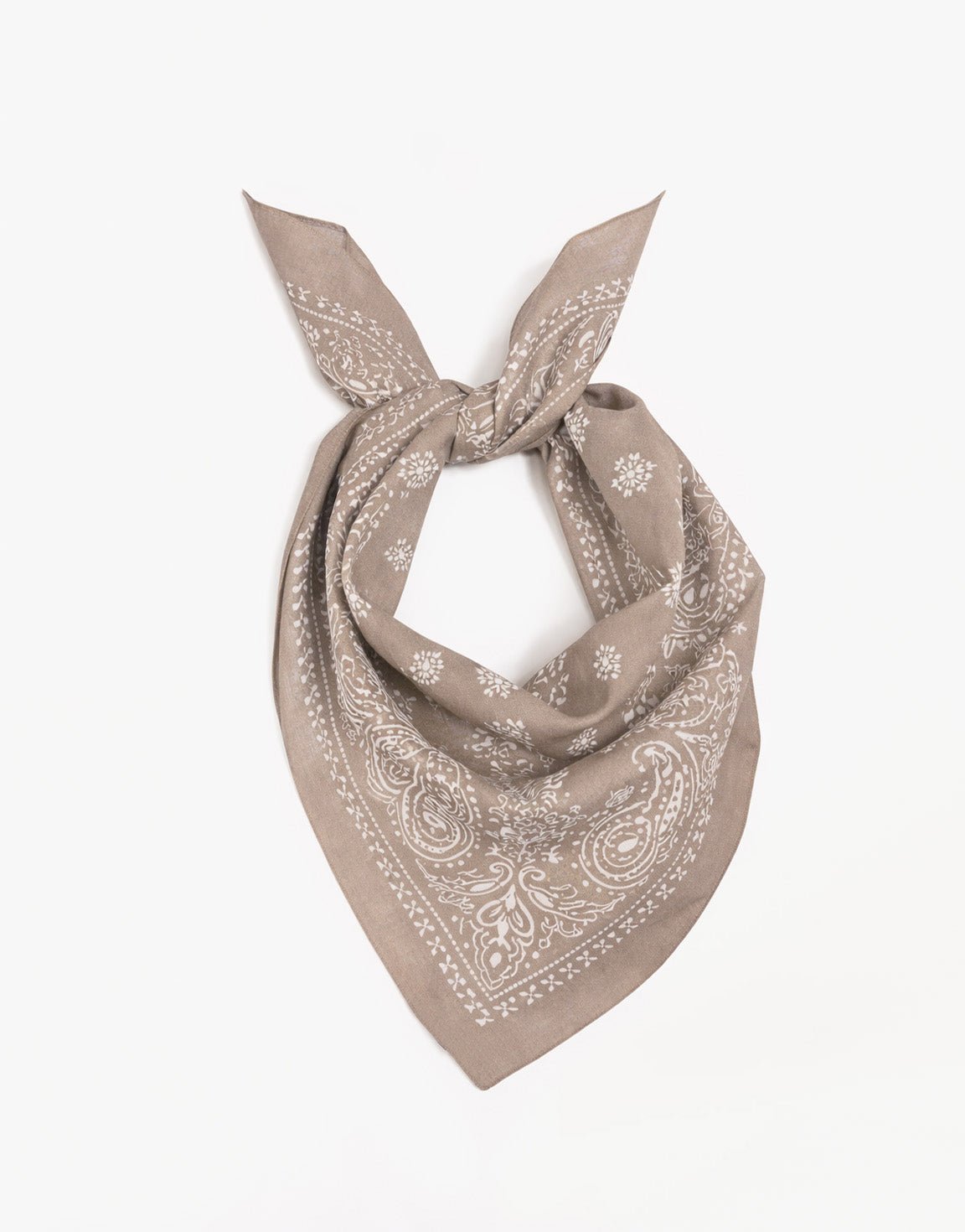 Donkertaupe Bandana - Sjaal - Olivia & Kate