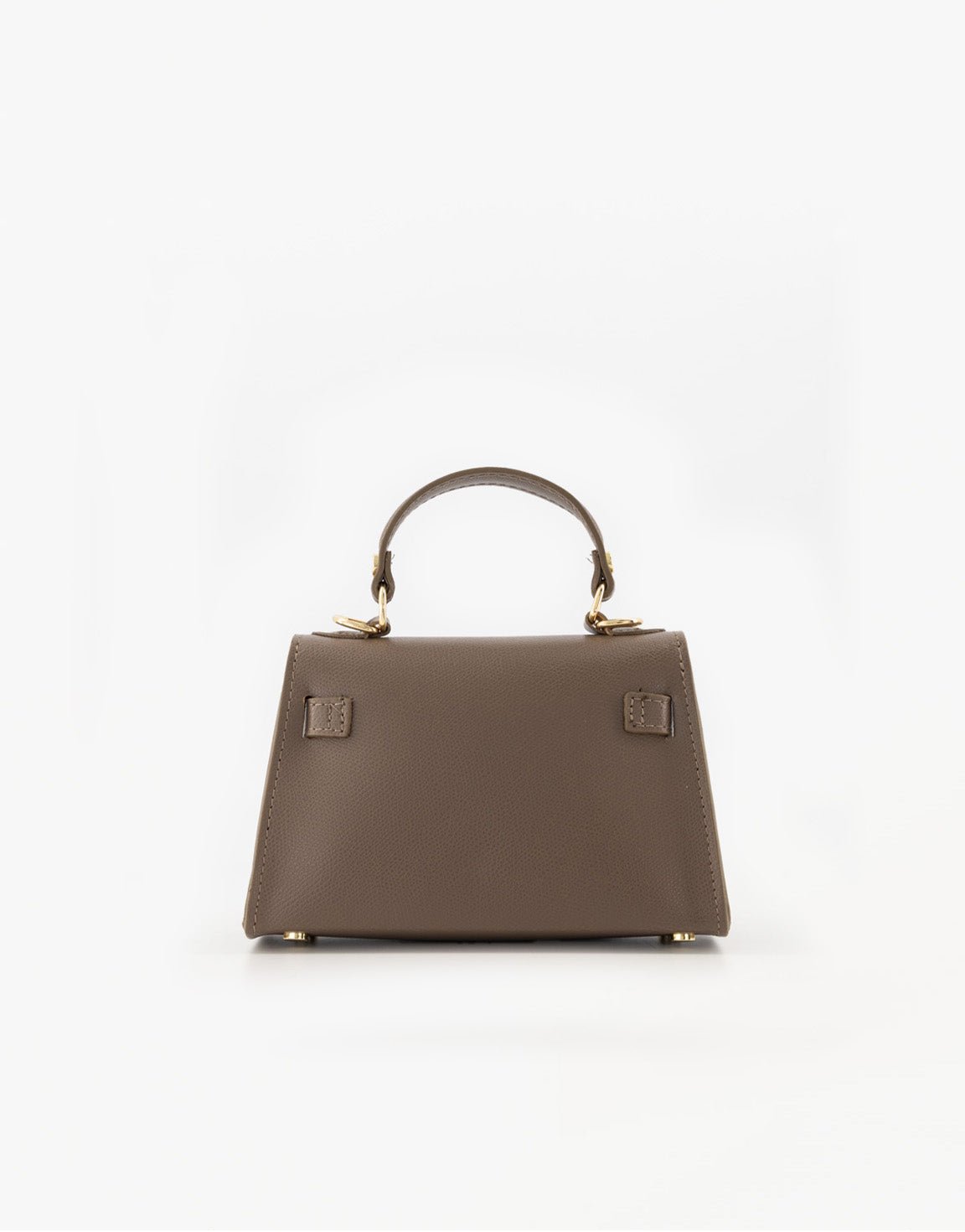 Donkertaupe Gouden Detail - Tas - Olivia & Kate