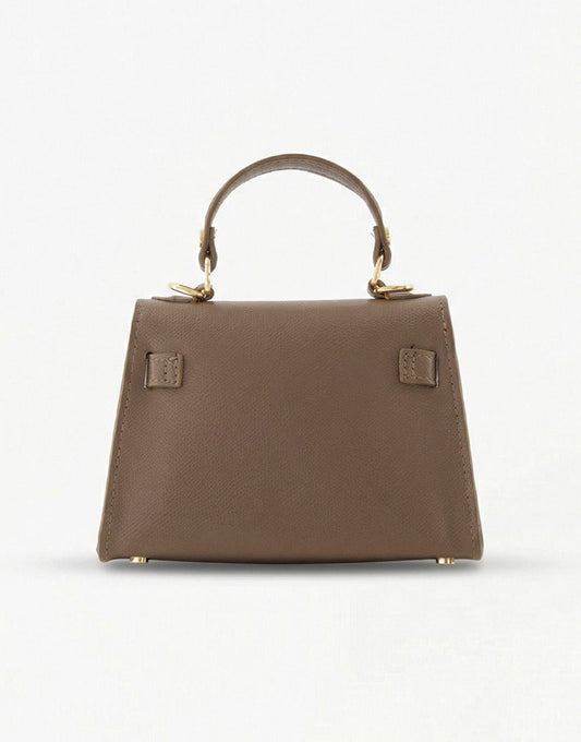Dark Taupe Gold Midi Detail - Bag - Olivia & Kate