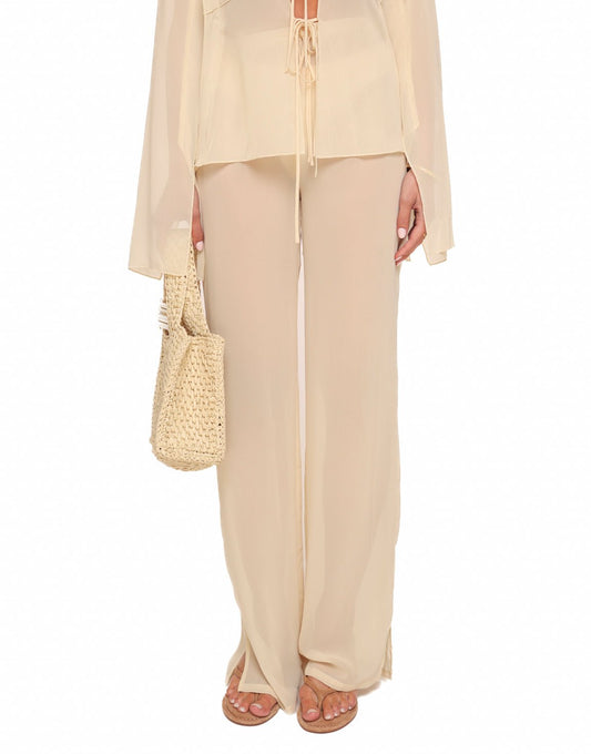 Gele Luchtige - Broek - Olivia & Kate