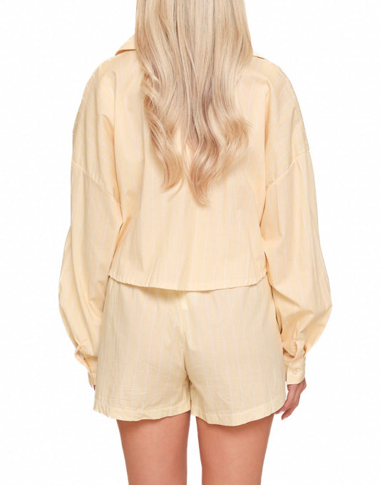 Gele Olivia & Kate Gestreepte - Short - Olivia & Kate