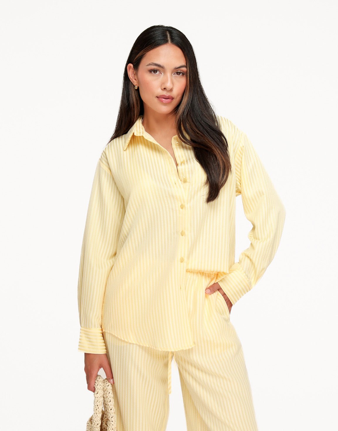 Gele Wijde Oversized - Set - Olivia & Kate