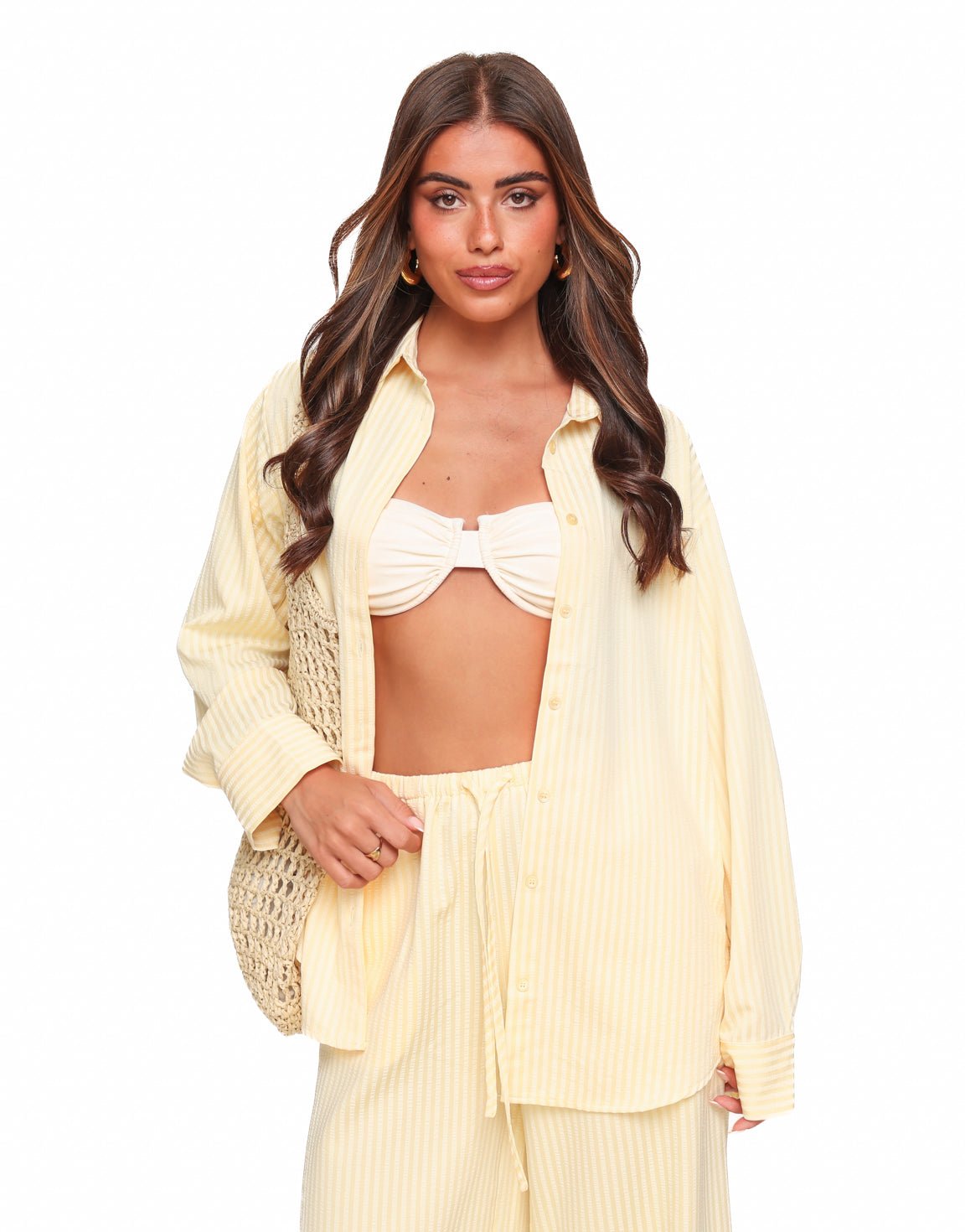 Gele Wijde Oversized - Set - Olivia & Kate