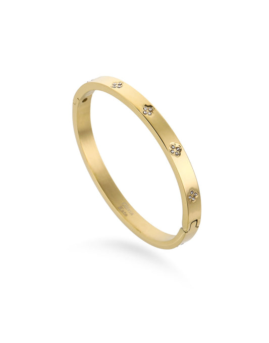 Gouden Bangle Details - Armband - Olivia & Kate