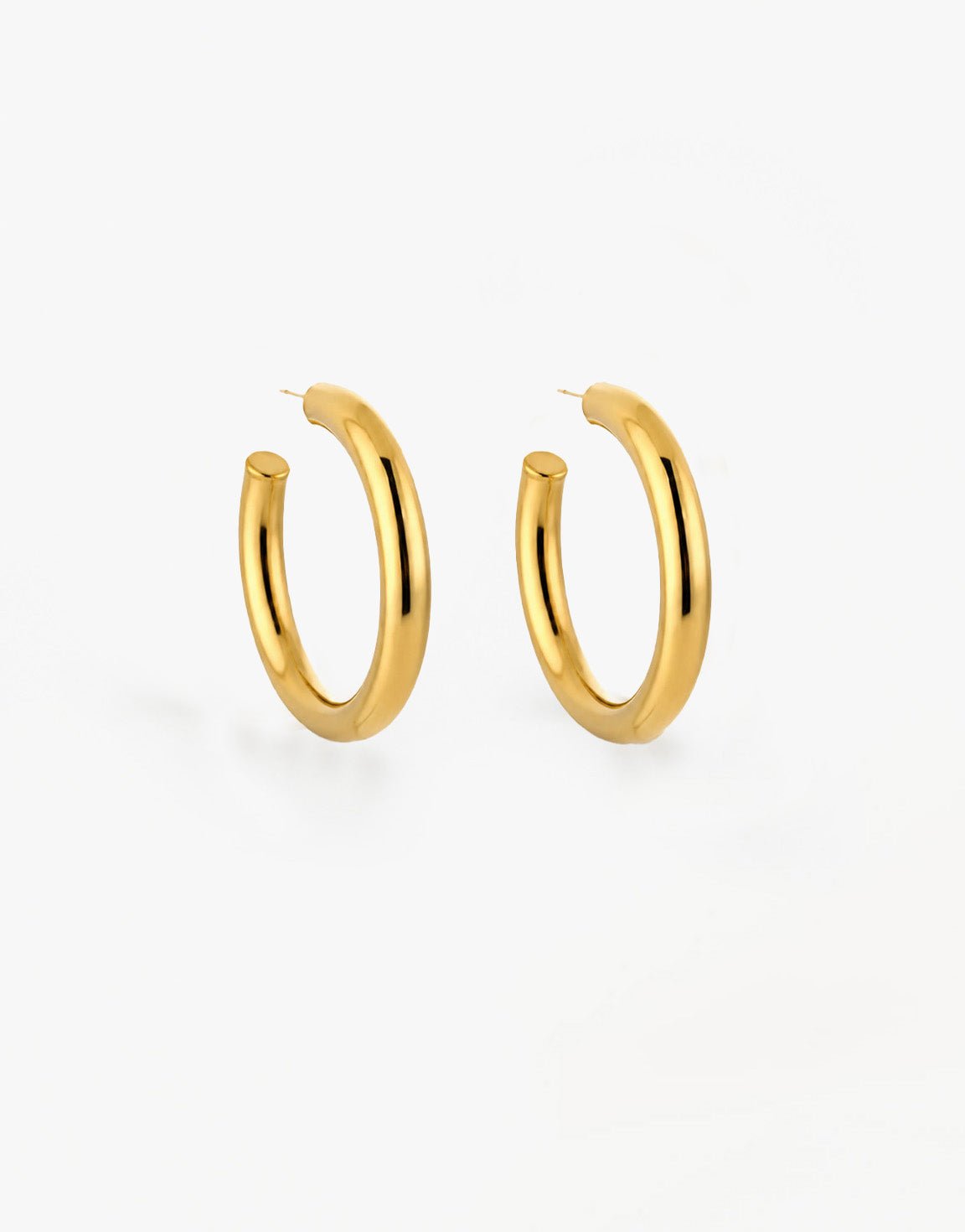 Gouden Basic 2.5 cm - Oorbellen - Olivia & Kate