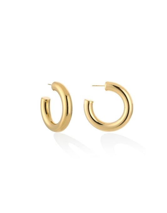 Gold Basic 3.5cm - Earrings - Olivia & Kate