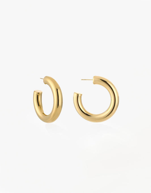 Gouden Basic 3.5cm - Oorbellen - Olivia & Kate