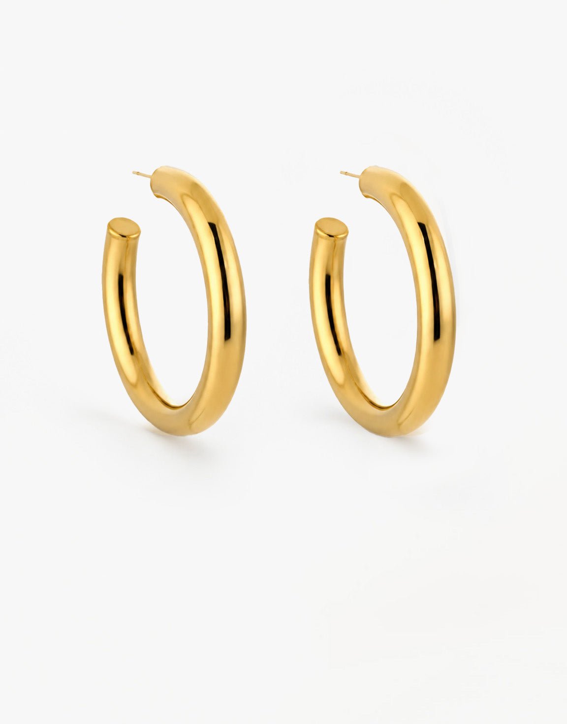 Gouden Basic 4cm - Oorbellen - Olivia & Kate