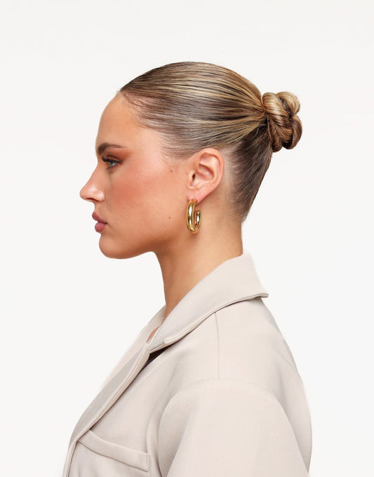 Gouden Basic 4cm - Oorbellen - Olivia & Kate