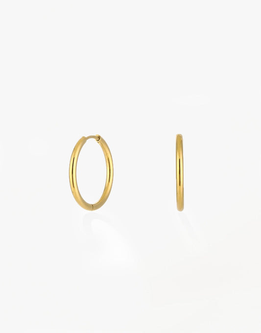 Gouden Basic Hoop - Oorbellen - Olivia & Kate