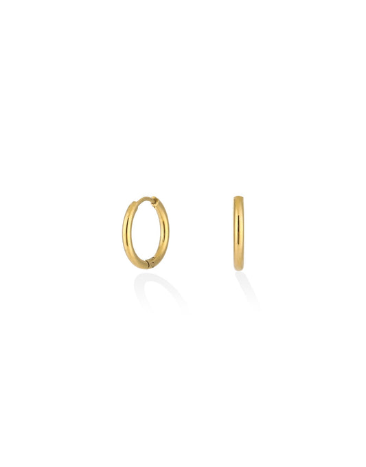 Gouden Basic Hoop - Oorbellen - Olivia & Kate