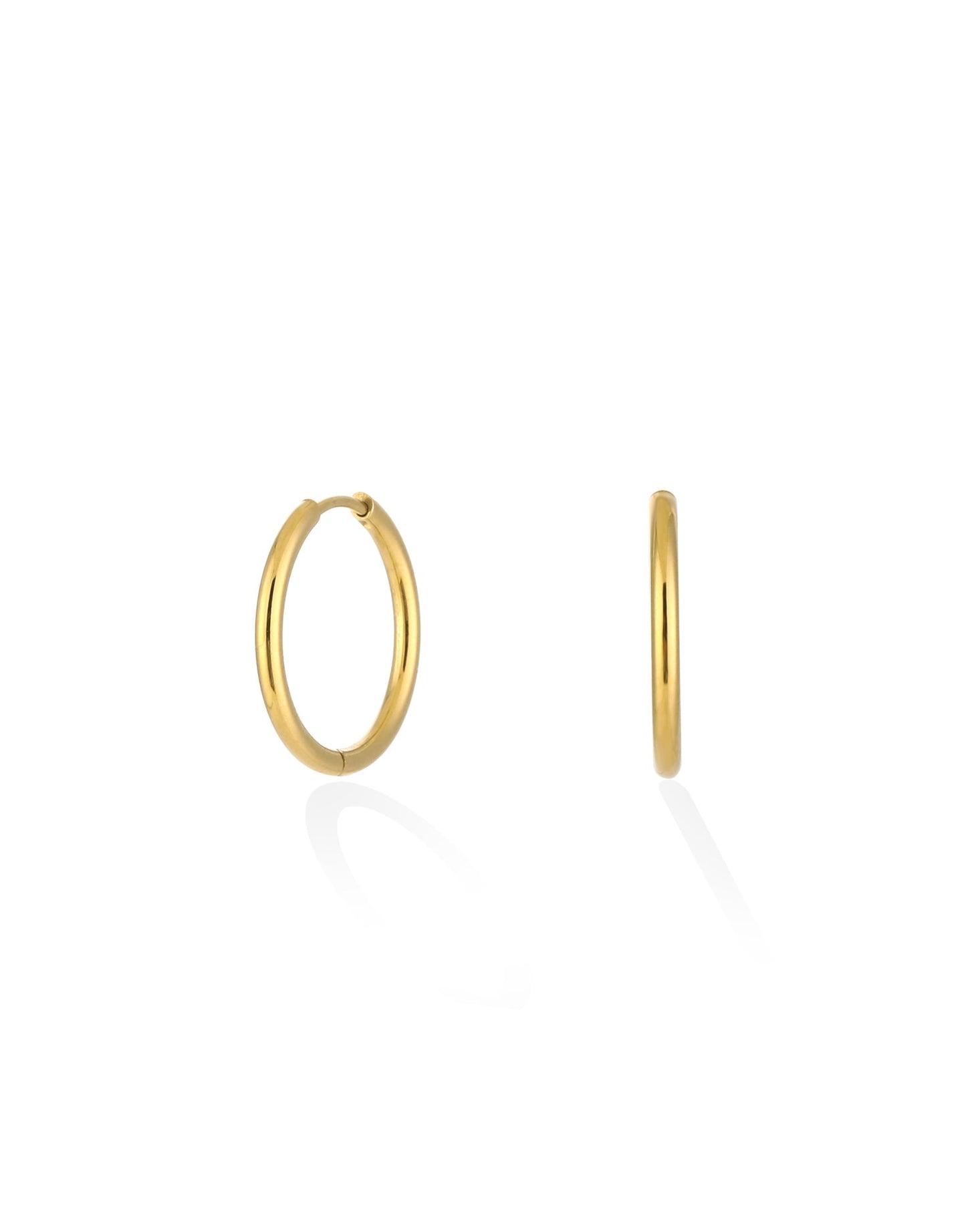 Gouden Basic Hoop - Oorbellen - Olivia & Kate