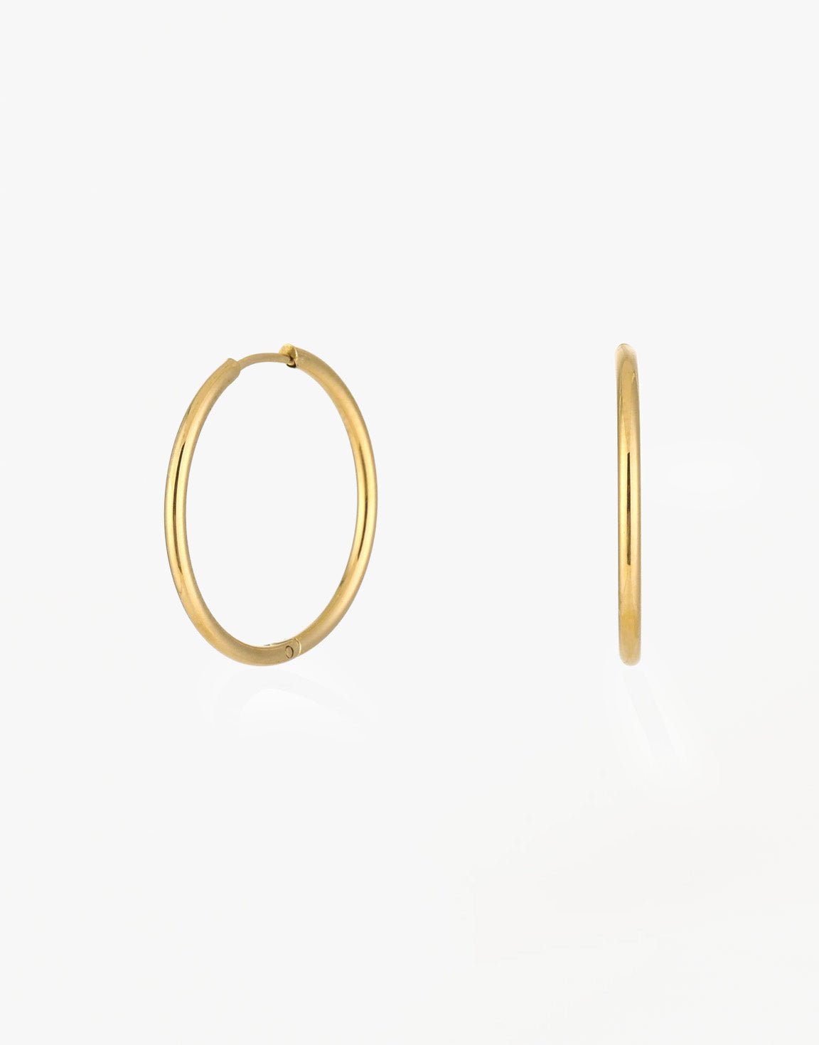 Gouden Basic Hoop - Oorbellen - Olivia & Kate