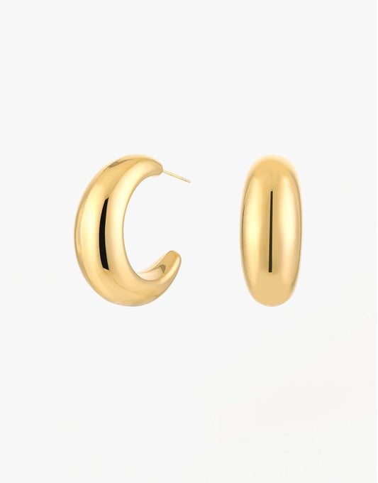 Gouden Basic Open - Oorbellen - Olivia & Kate
