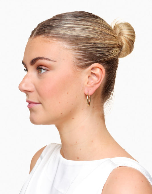 Gouden Basic Ronde Ring - Oorbellen - Olivia & Kate