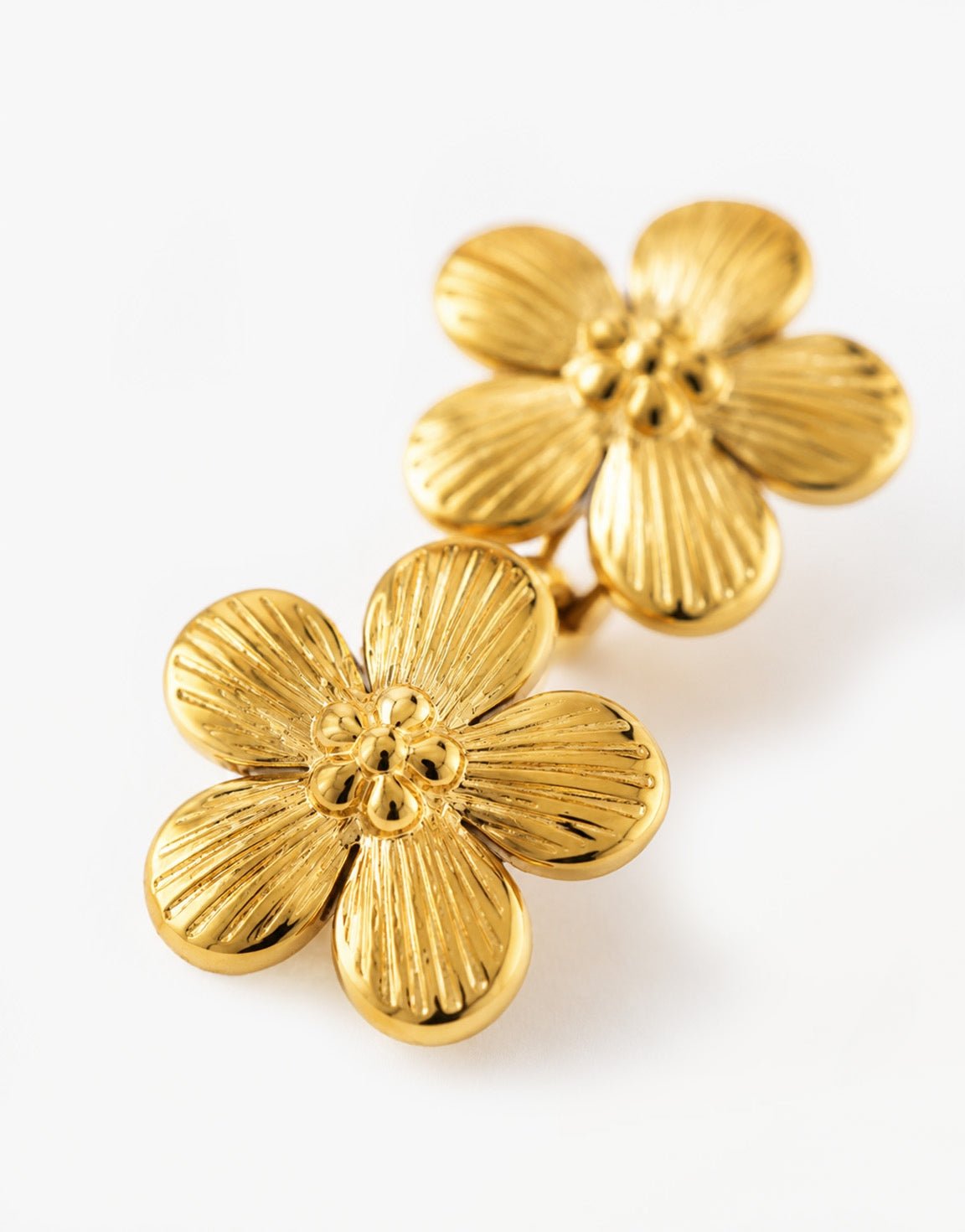 Gouden Bloemen - Oorbellen - Olivia & Kate
