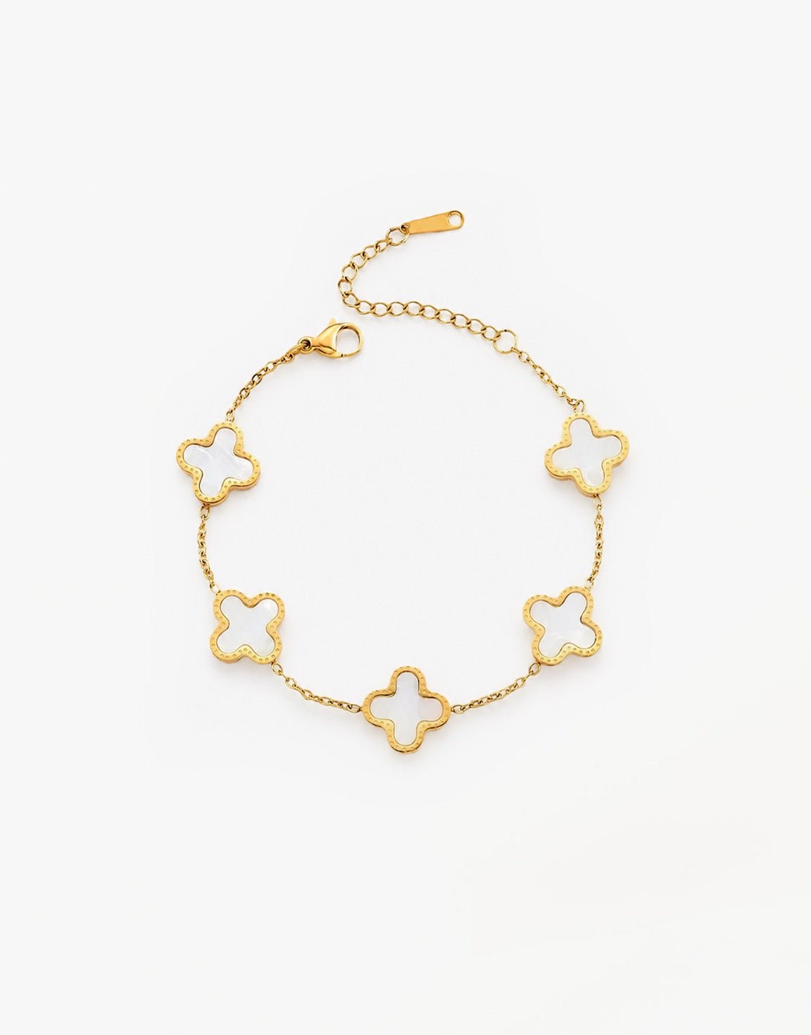Gouden Bloemvormige - Armband - Olivia & Kate