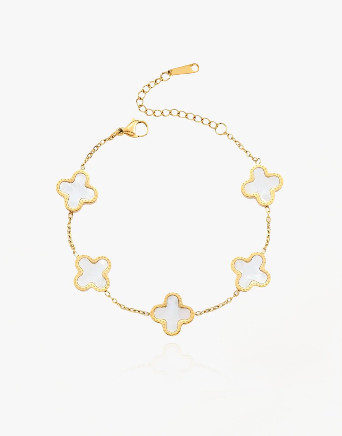 Gouden Bloemvormige - Armband - Olivia & Kate