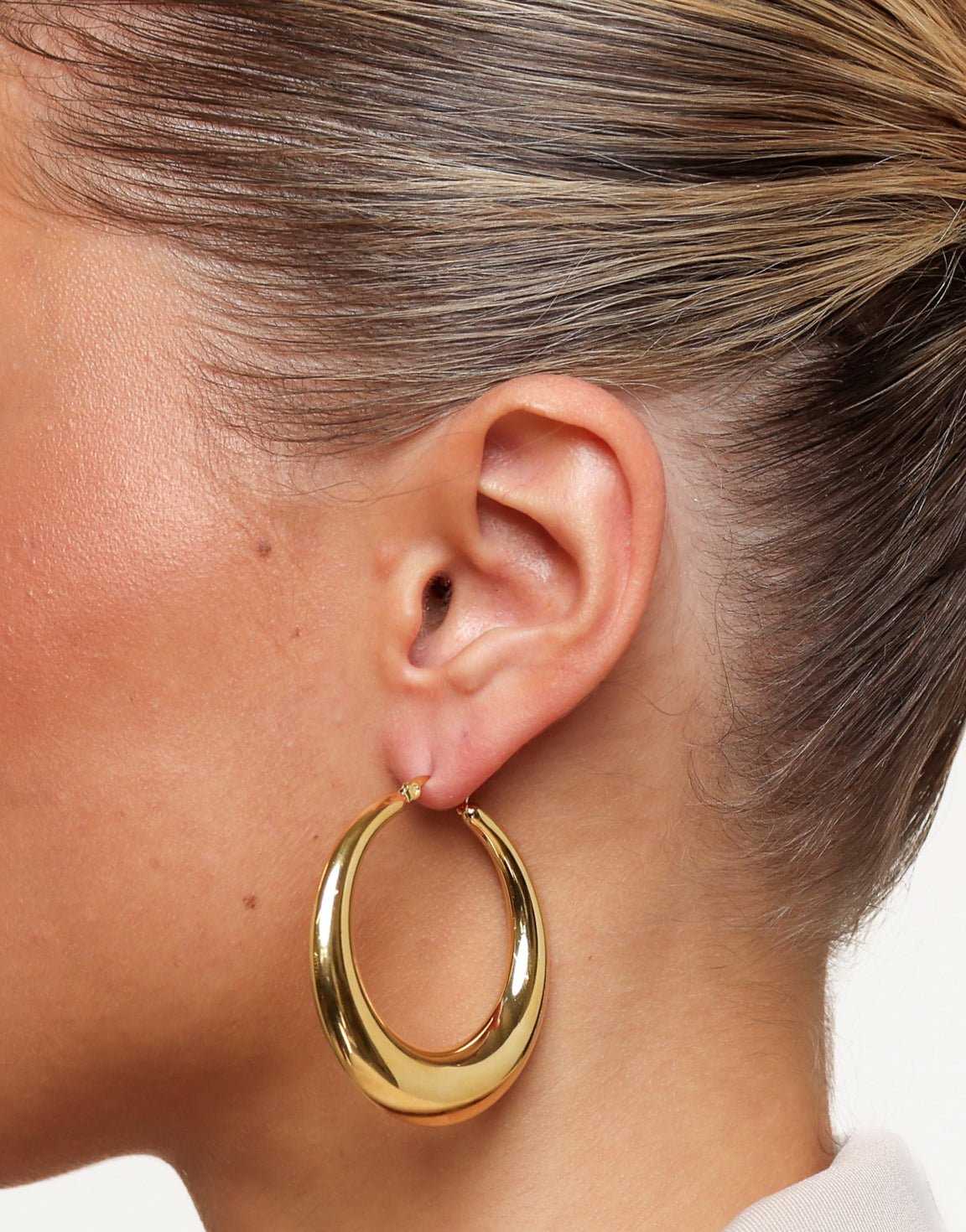 Gouden Grote Creolen - Oorbellen - Olivia & Kate