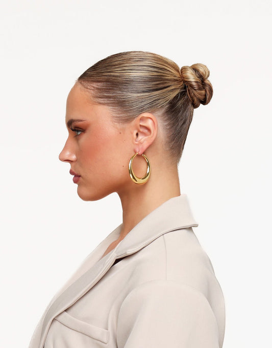 Gouden Grote Creolen - Oorbellen - Olivia & Kate