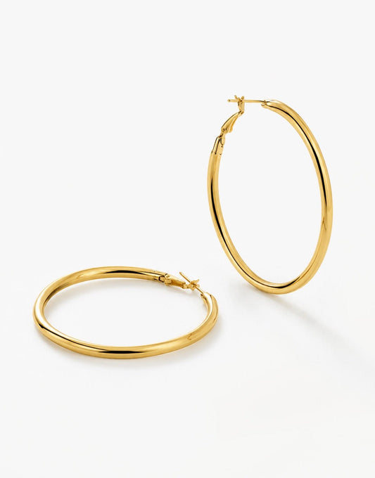 Gouden Grote Ring - Oorbellen - Olivia & Kate