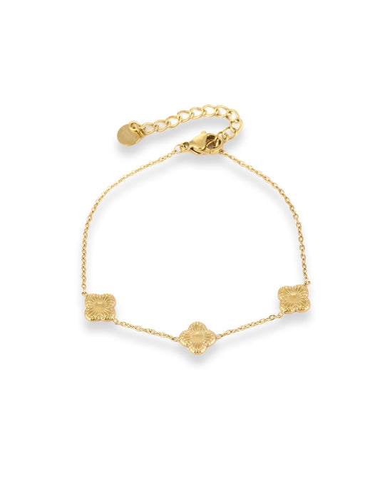 Gouden Klaver - Armband - Olivia & Kate