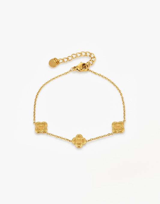 Gouden Klaver - Armband - Olivia & Kate
