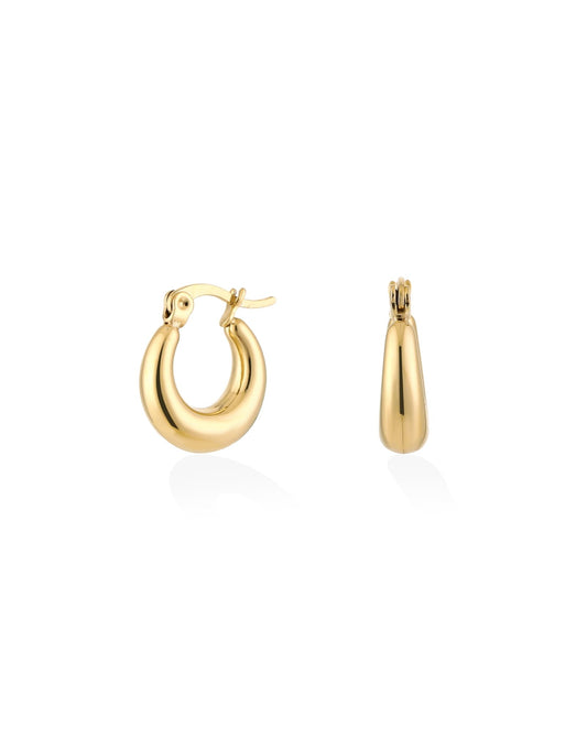 Gouden Kleine Basic Creolen - Oorbellen - Olivia & Kate