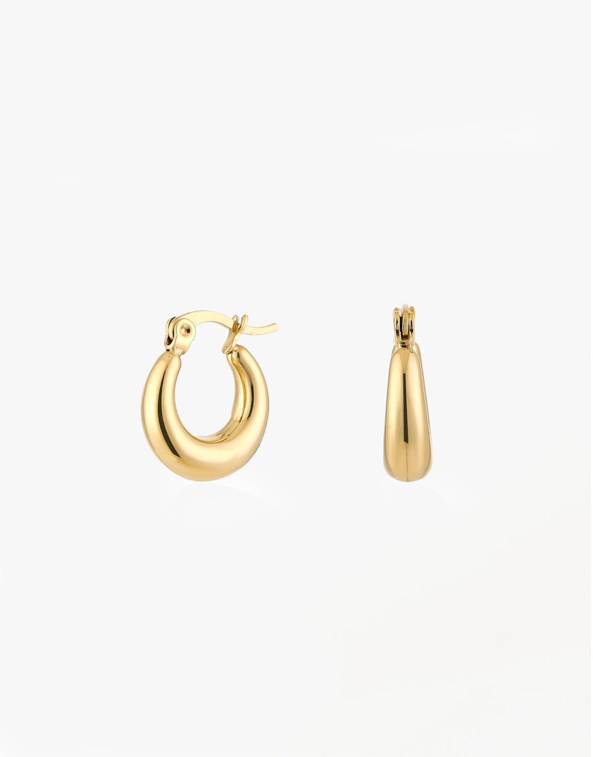 Gouden Kleine Basic Creolen - Oorbellen - Olivia & Kate