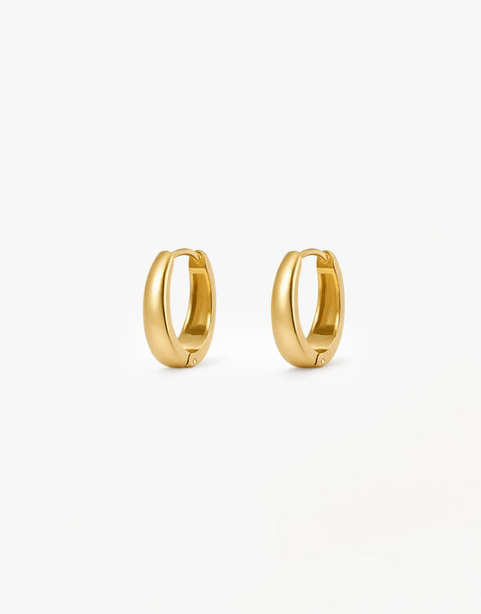 Gouden Kleine Ovale - Oorbellen - Olivia & Kate