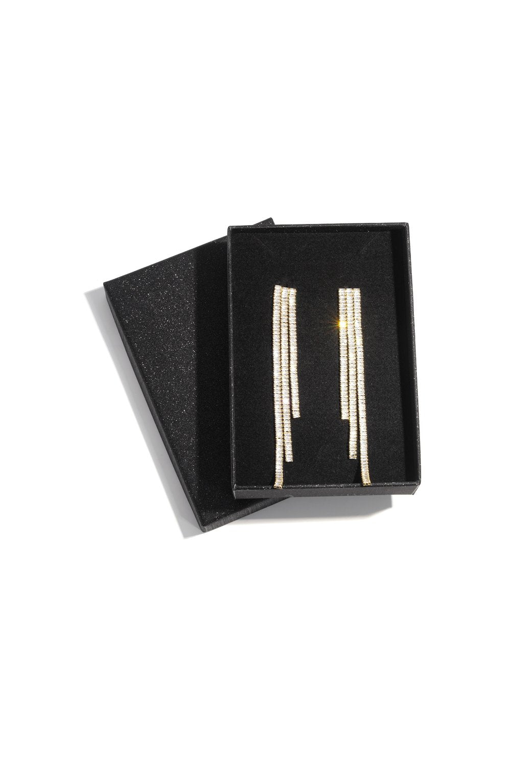 Gouden Multi Strass Stenen - Oorbellen - Olivia & Kate